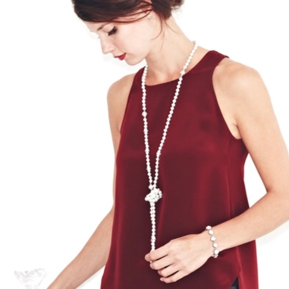 Convertible Pearl Necklace (Silver pearls) - Picture 6 of 8